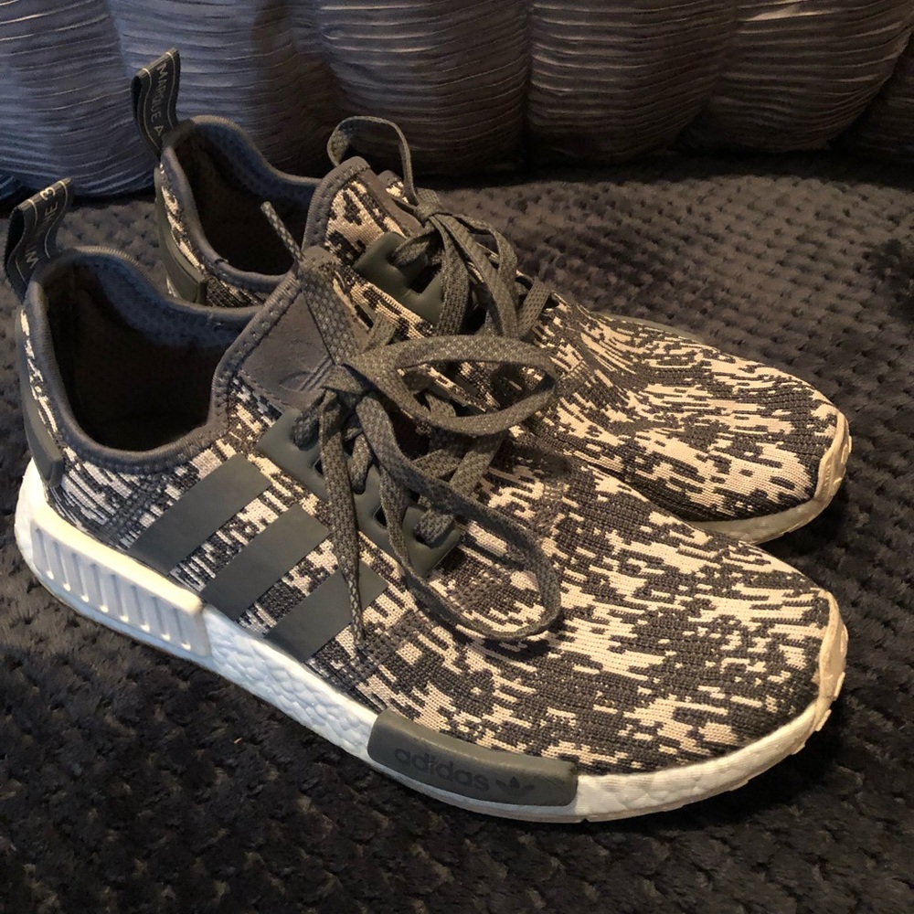 ❌SOLD❌Adidas NMD Glitch Pack- Grey/Cream